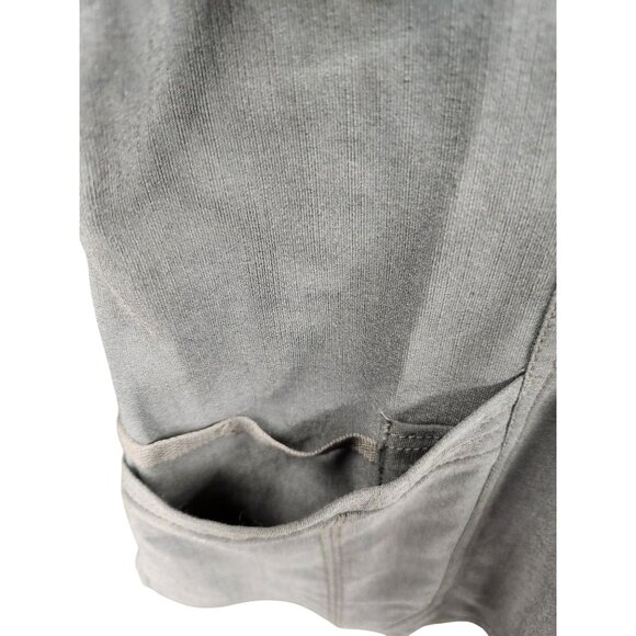 Dickies Dynamix Womens V-Neck Scrub Top Pewter Medium Stretch Fabric Lightweight - Picture 11 of 16